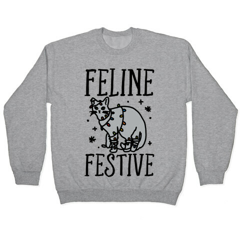 Feline Festive  Pullover