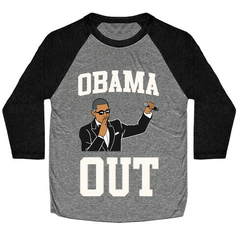 Obama Out Baseball Tee