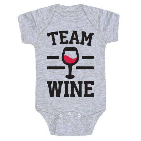 Team Wine Baby One-Piece