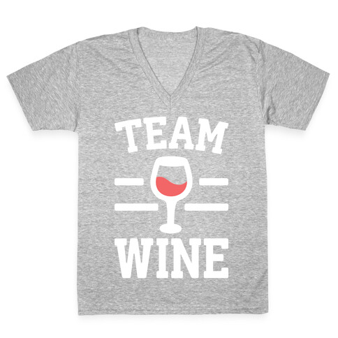 Team Wine V-Neck Tee Shirt