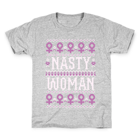 Nasty Woman Ugly Sweater Kids T-Shirt