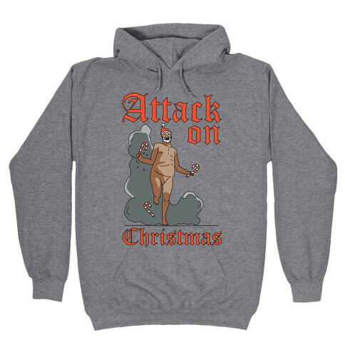 Attack On Christmas Hooded Sweatshirt