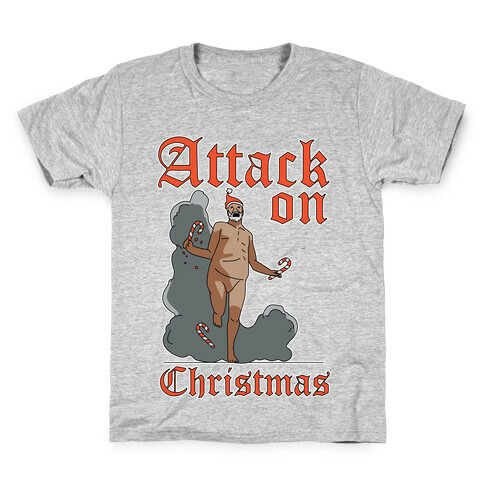 Attack On Christmas Kids T-Shirt