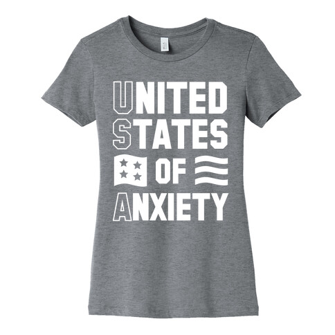 United States of Anxiety Womens T-Shirt