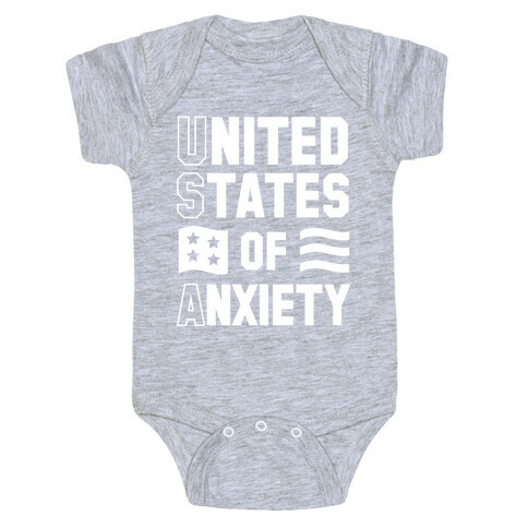 United States of Anxiety Baby One-Piece