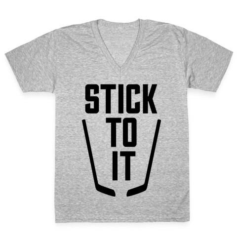 Stick To It V-Neck Tee Shirt