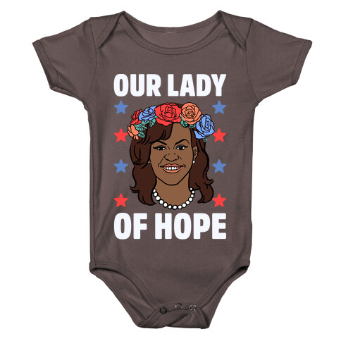 Michelle Obama: Our Lady Of Hope Baby One-Piece