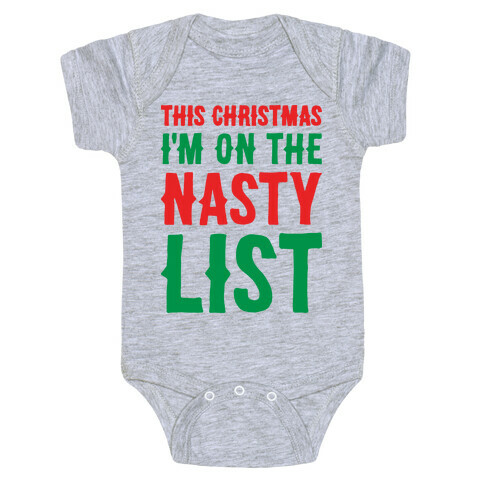 Nasty List Baby One-Piece