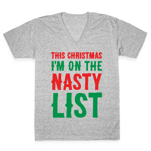 Nasty List V-Neck Tee Shirt