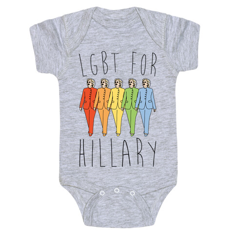 LGBT For Hillary Baby One-Piece