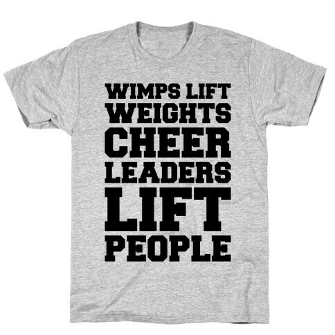 Cheerleaders Lift People T-Shirt