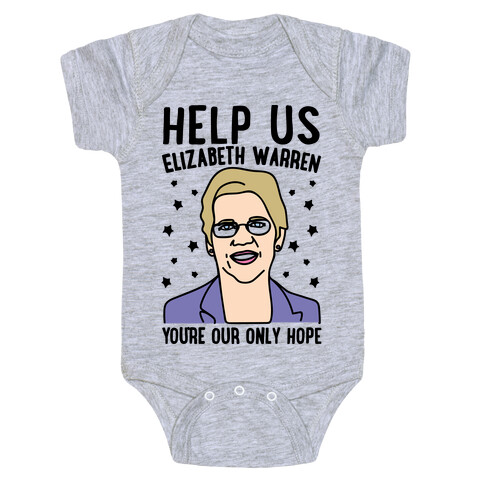 Help Us Elizabeth Warren  Baby One-Piece