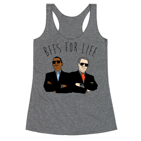 Obama and Biden Bffs For Life Racerback Tank Top