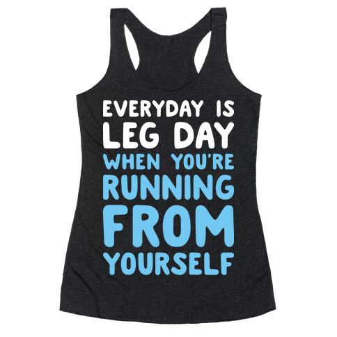 Running From Yourself Racerback Tank Top