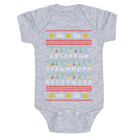 Eleven Ugly Sweater Baby One-Piece