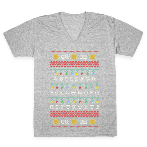 Eleven Ugly Sweater V-Neck Tee Shirt