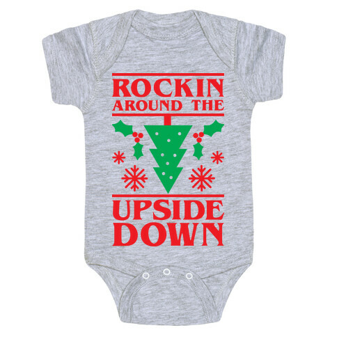 Rockin Around The Upside Down Baby One-Piece