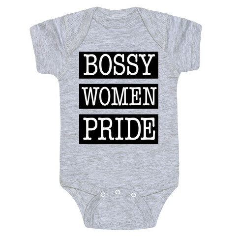 Bossy Women Pride Baby One-Piece