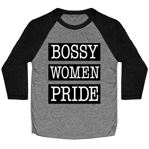 Bossy Women Pride Baseball Tee