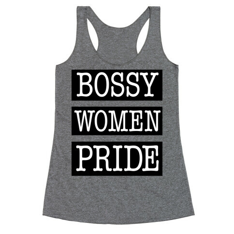 Bossy Women Pride Racerback Tank Top