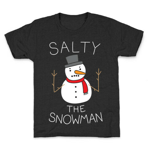 Salty The Snowman  Kids T-Shirt