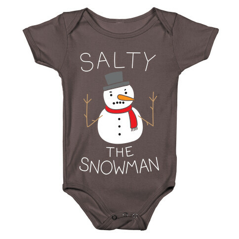 Salty The Snowman  Baby One-Piece