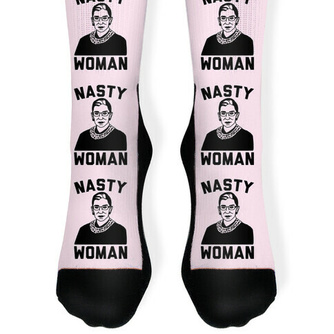 Nasty Woman RBG Sock