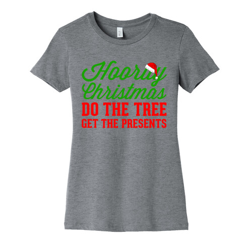 Hooray Christmas Womens T-Shirt