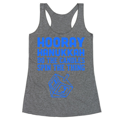 Hooray Hanukkah Racerback Tank Top