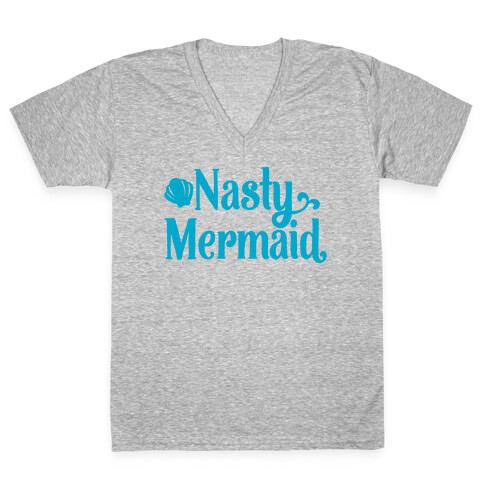 Nasty Woman Mermaid Parody V-Neck Tee Shirt