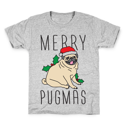 Merry Pugmas Kids T-Shirt