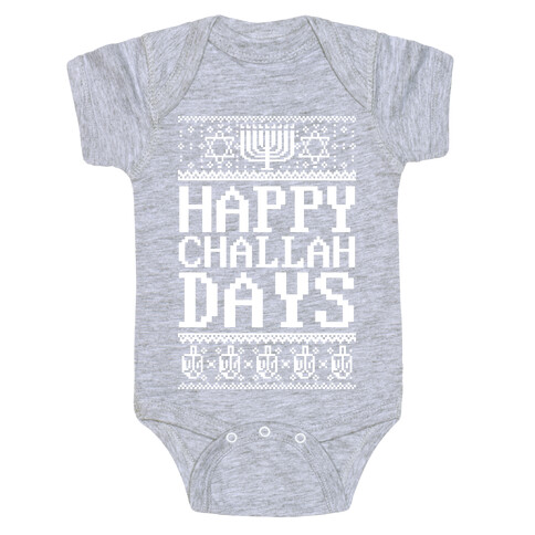 Happy Challah Days Baby One-Piece