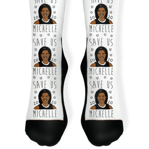 SAVE US MICHELLE 2020  Sock