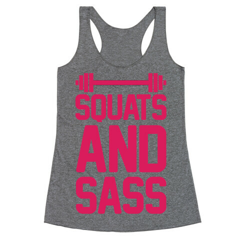 Squats and Sass Racerback Tank Top