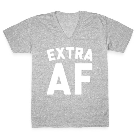 Extra Af V-Neck Tee Shirt