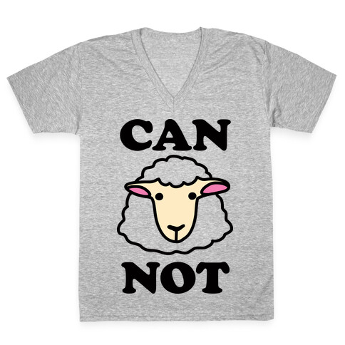 Can Ewe Not V-Neck Tee Shirt