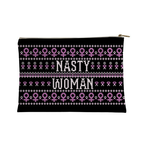 Nasty Woman Ugly Sweater Accessory Bag