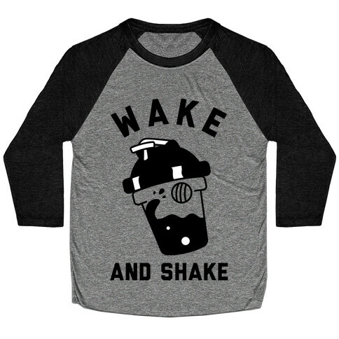 Wake And Shake Baseball Tee