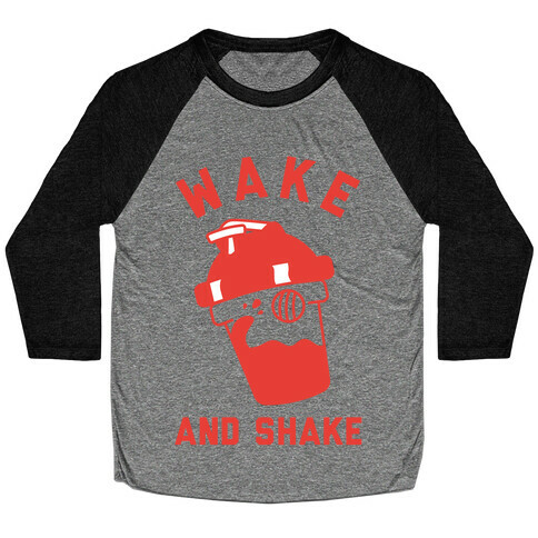 Wake And Shake Baseball Tee