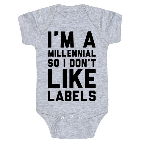 I'm A Millennial Baby One-Piece