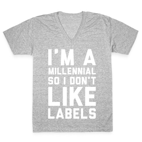 I'm A Millennial V-Neck Tee Shirt