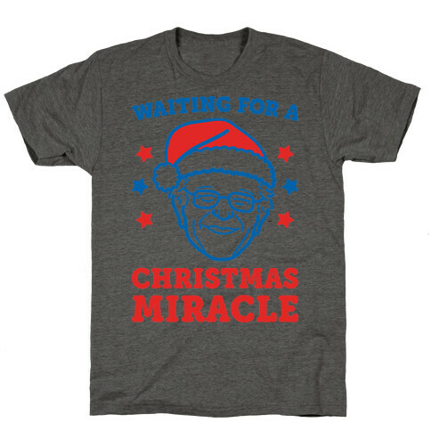 Waiting For A Christmas Miracle Bernie Sanders T-Shirt