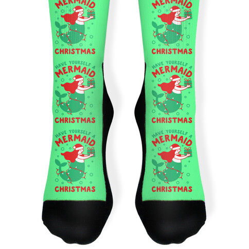 Have Yourself A Mermaid Christmas Sock