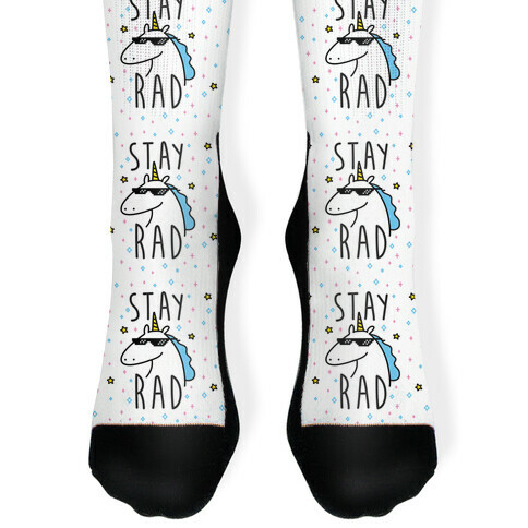 Stay Rad Unicorn Sock