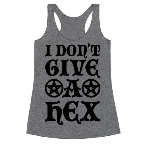 I Don't Give A Hex Racerback Tank Top