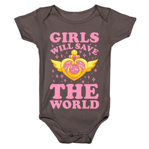 Girls Will Save The World Baby One-Piece