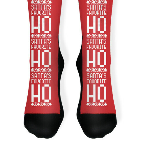 Santa's Favorite Ho Sock