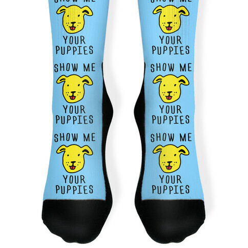 Show Me Your Puppies Sock