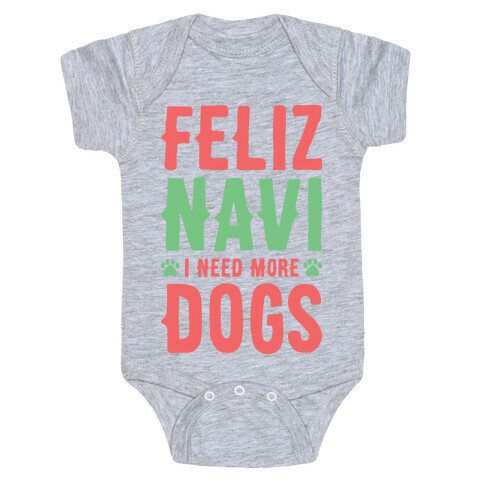 Feliz Navi Dogs Baby One-Piece