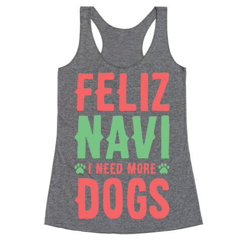 Feliz Navi Dogs Racerback Tank Top